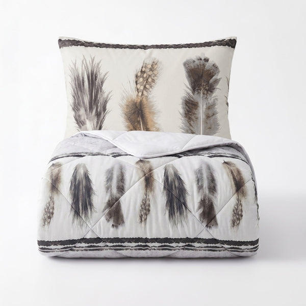 Microfibre Lazy Duvet Feathers 3 | Sand | King - 240cm (W) x 200cm (L) - The Bedding & Blankets Store
