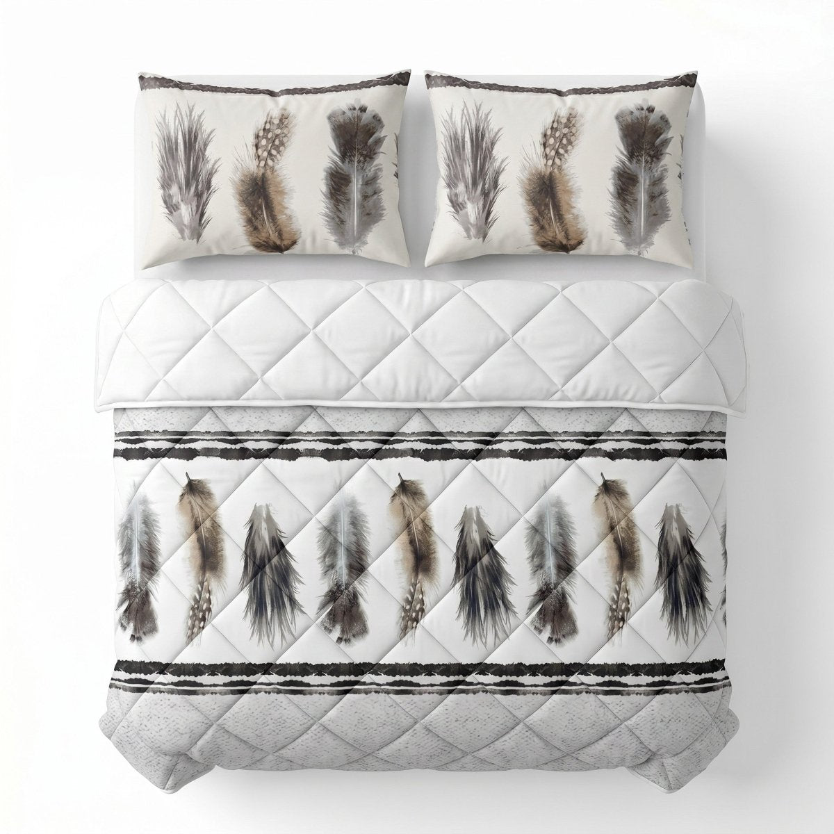 Microfibre Lazy Duvet Feathers 3 | Sand | King - 240cm (W) x 200cm (L) - The Bedding & Blankets Store