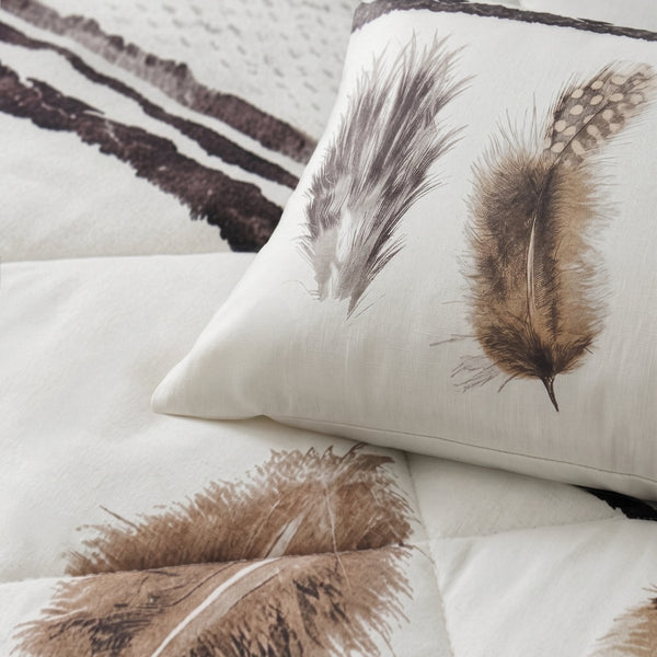 Microfibre Lazy Duvet Feathers 3 | Sand | King - 240cm (W) x 200cm (L) - The Bedding & Blankets Store