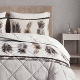 Microfibre Lazy Duvet Feathers 3 | Sand | King - 240cm (W) x 200cm (L) - The Bedding & Blankets Store