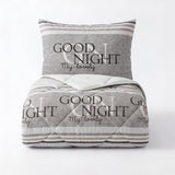Microfibre Lazy Duvet Goodnight | Sand | King - 240cm (W) x 200cm (L) - The Bedding & Blankets Store