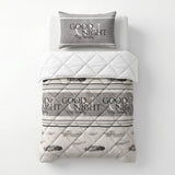Microfibre Lazy Duvet Goodnight | Sand | King - 240cm (W) x 200cm (L) - The Bedding & Blankets Store