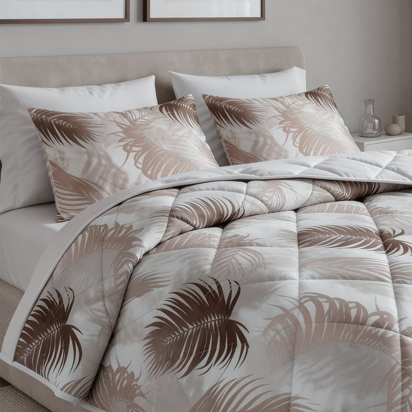 Microfibre Lazy Duvet Jayda | Sand | King - 240cm (W) x 200cm (L) - The Bedding & Blankets Store