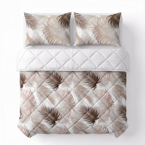 Microfibre Lazy Duvet Jayda | Sand | King - 240cm (W) x 200cm (L) - The Bedding & Blankets Store