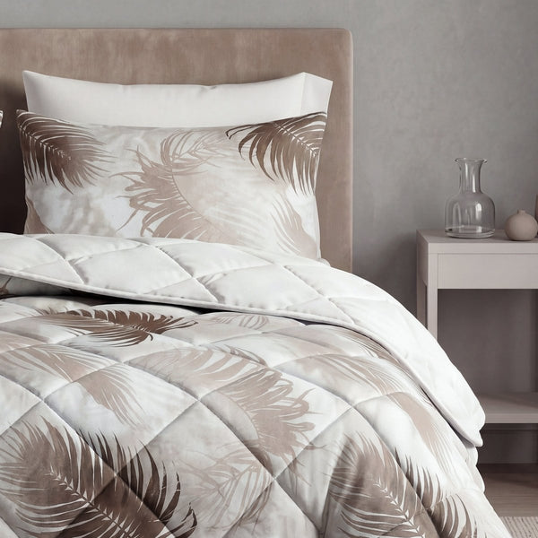 Microfibre Lazy Duvet Jayda | Sand | King - 240cm (W) x 200cm (L) - The Bedding & Blankets Store