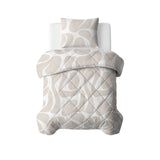 Microfibre Lazy Duvet Kello | Taupe/Sand | King - 240cm (W) x 200cm (L) - The Bedding & Blankets Store