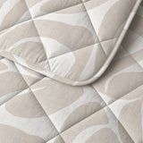 Microfibre Lazy Duvet Kello | Taupe/Sand | King - 240cm (W) x 200cm (L) - The Bedding & Blankets Store