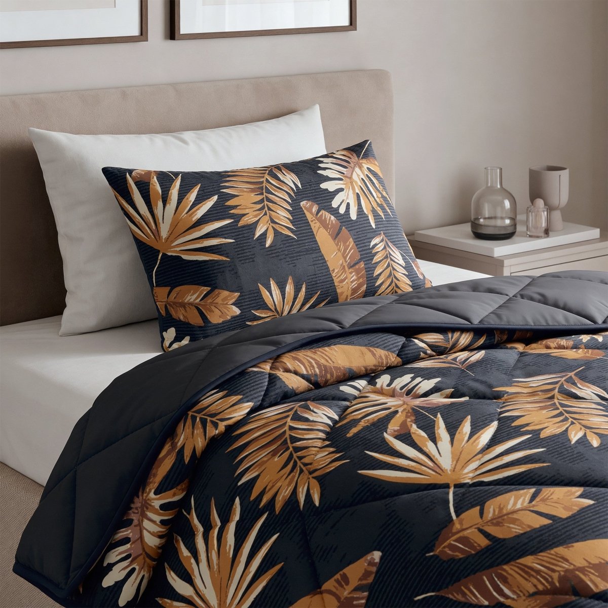 Microfibre Lazy Duvet Luisa | Sand | King - 240cm (W) x 200cm (L) - The Bedding & Blankets Store
