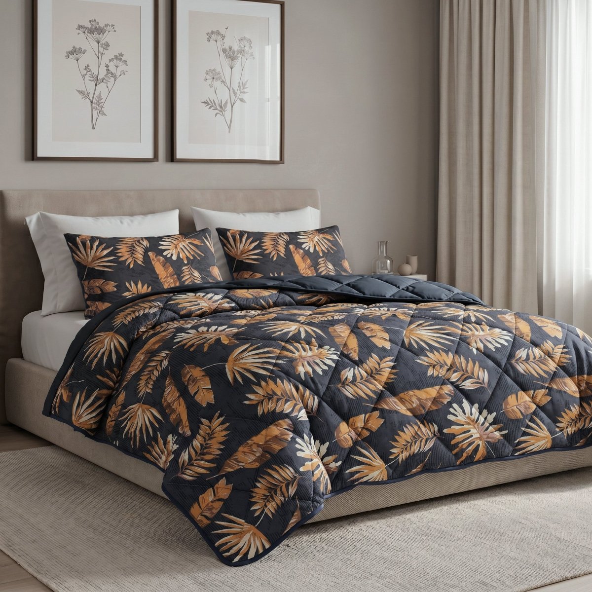 Microfibre Lazy Duvet Luisa | Sand | King - 240cm (W) x 200cm (L) - The Bedding & Blankets Store