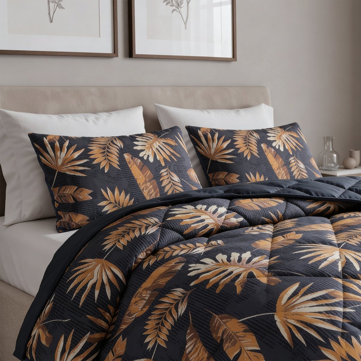 Microfibre Lazy Duvet Luisa | Sand | King - 240cm (W) x 200cm (L) - The Bedding & Blankets Store