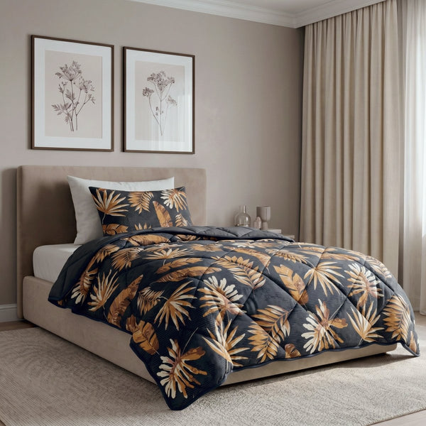 Microfibre Lazy Duvet Luisa | Sand | King - 240cm (W) x 200cm (L) - The Bedding & Blankets Store