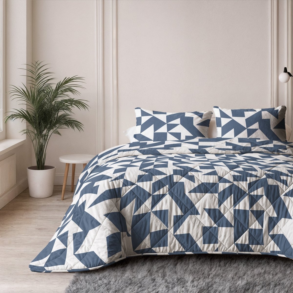 Microfibre Lazy Duvet Mado | Blue | King - 240cm (W) x 200cm (L) - The Bedding & Blankets Store