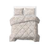 Microfibre Lazy Duvet Neva | Taupe/Sand | King - 240cm (W) x 200cm (L) - The Bedding & Blankets Store