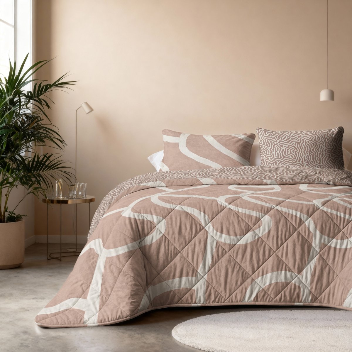 Microfibre Lazy Duvet Shapes | Sand | King Long - 240cm (W) x 220cm (L) - The Bedding & Blankets Store