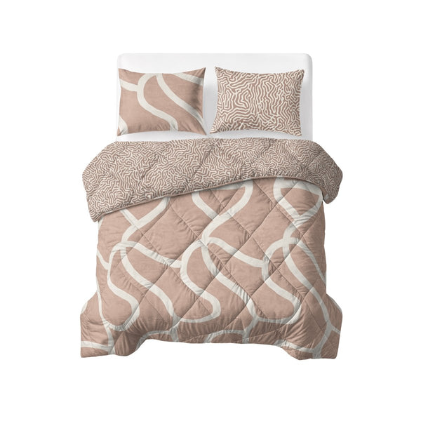 Microfibre Lazy Duvet Shapes | Sand | King Long - 240cm (W) x 220cm (L) - The Bedding & Blankets Store