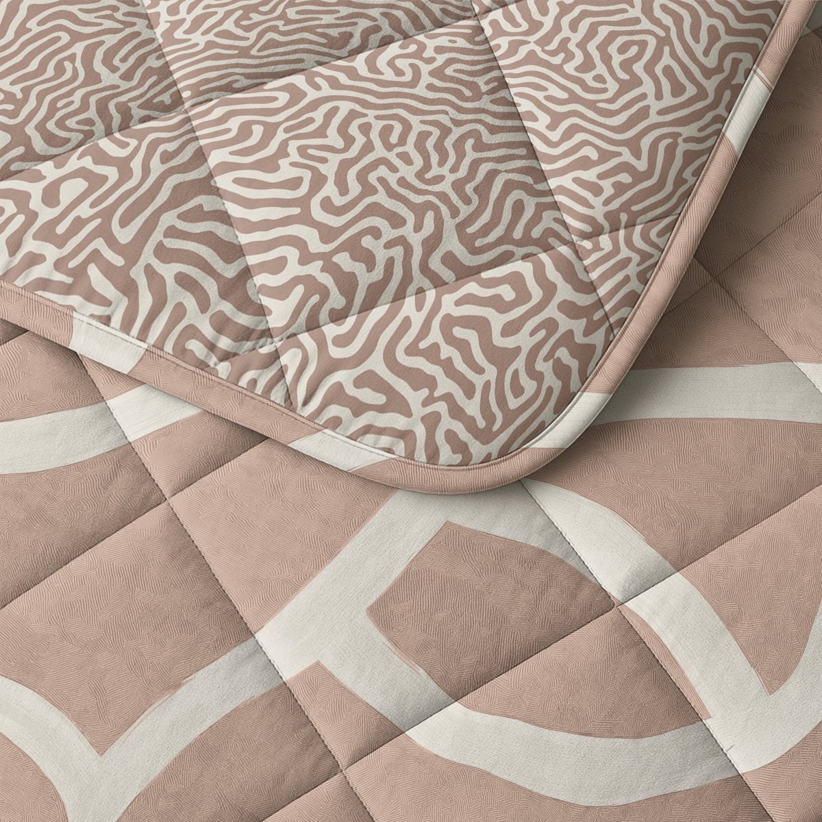 Microfibre Lazy Duvet Shapes | Sand | King Long - 240cm (W) x 220cm (L) - The Bedding & Blankets Store