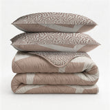 Microfibre Lazy Duvet Shapes | Sand | King Long - 240cm (W) x 220cm (L) - The Bedding & Blankets Store