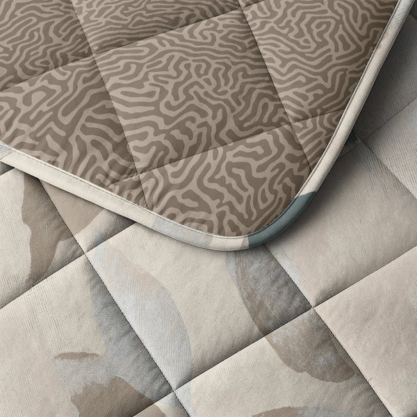 Microfibre Lazy Duvet Solitude | Taupe | King Long - 240cm (W) x 220cm (L) - The Bedding & Blankets Store