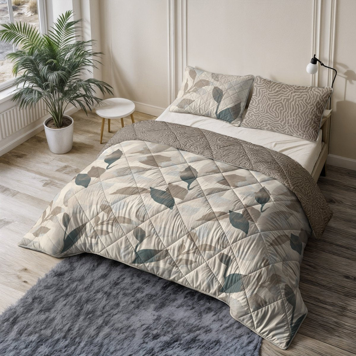 Microfibre Lazy Duvet Solitude | Taupe | King Long - 240cm (W) x 220cm (L) - The Bedding & Blankets Store