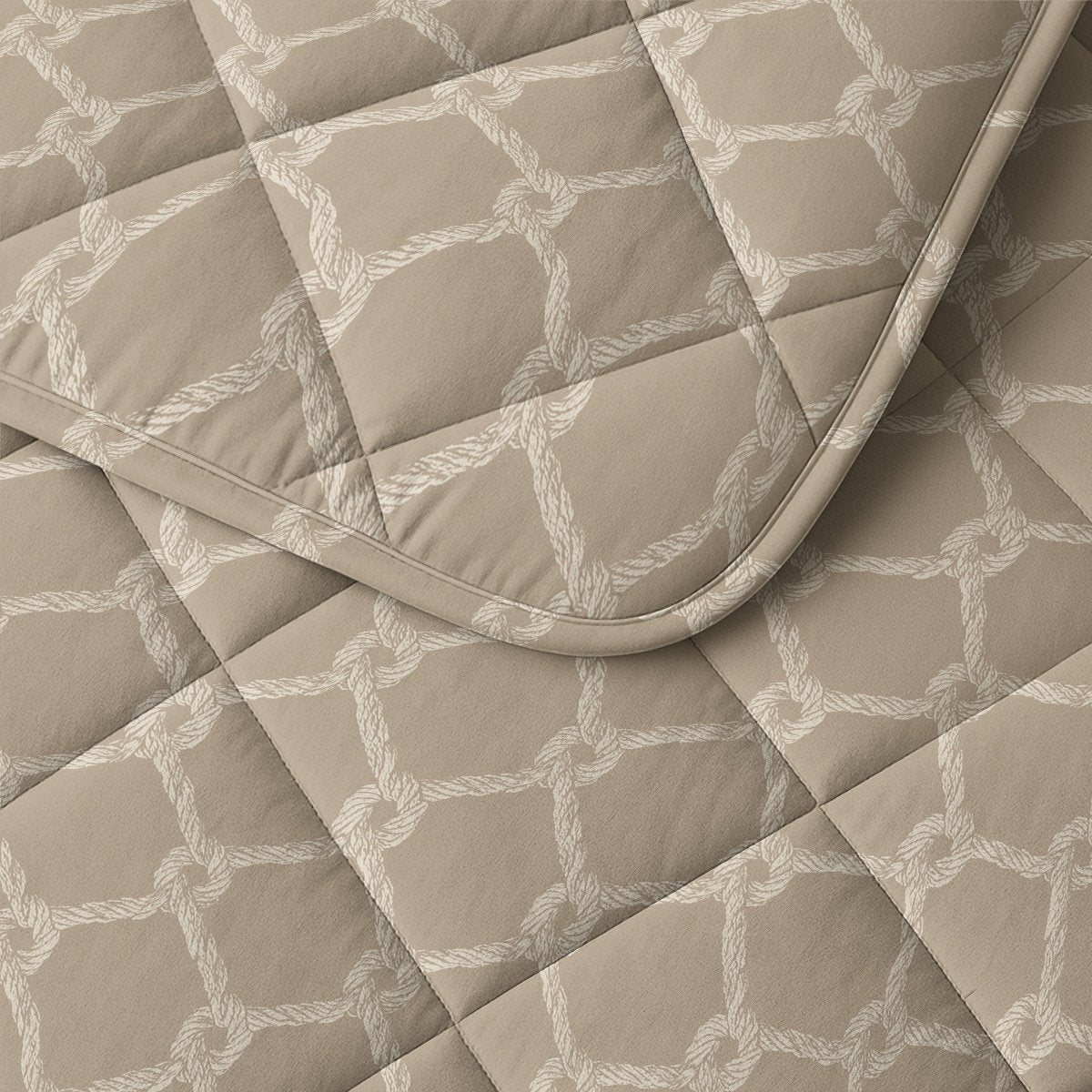 Microfibre Lazy Duvet Venzo | Sand | King - 240cm (W) x 200cm (L) - The Bedding & Blankets Store