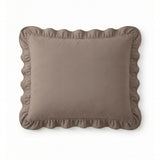 Microfibre Pillowcase Pair Ruffles | Taupe | 60cm x 70cm - The Bedding & Blankets Store