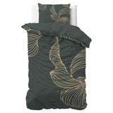 Micropercale Duvet Cover Set Blair | Grey | King Long - 240cm (W) x 220cm (L) - The Bedding & Blankets Store
