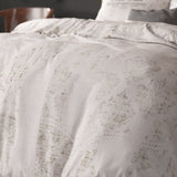 Micropercale Duvet Cover Set Carpe Diem 2 | Anthracite | Double - 200cm (W) x 200/220cm (L) - The Bedding & Blankets Store