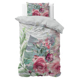 Micropercale Duvet Cover Set Desire | Multicolour | Double - 200cm (W) x 200/220cm (L) - The Bedding & Blankets Store