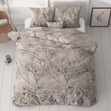 Micropercale Duvet Cover Set Dora | Gold | King Long - 240cm (W) x 220cm (L) - The Bedding & Blankets Store