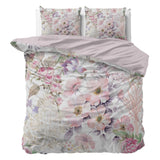 Micropercale Duvet Cover Set Gyna | Pink | Double - 200cm (W) x 200/220cm (L) - The Bedding & Blankets Store
