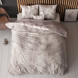 Micropercale Duvet Cover Set Karlo | Sand | Double - 200cm (W) x 200/220cm (L) - The Bedding & Blankets Store