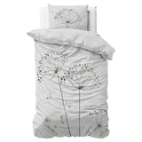 Micropercale Duvet Cover Set Light Spring | White | Double - 200cm (W) x 200/220cm (L) - The Bedding & Blankets Store