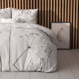 Micropercale Duvet Cover Set Light Spring | White | Double - 200cm (W) x 200/220cm (L) - The Bedding & Blankets Store