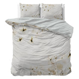 Micropercale Duvet Cover Set Nature Heavenly | Cream | Double - 200cm (W) x 200/220cm (L) - The Bedding & Blankets Store