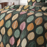 Micropercale Duvet Cover Set Oscar | Multicolour | Double - 200cm (W) x 220cm (L) - The Bedding & Blankets Store