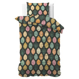 Micropercale Duvet Cover Set Oscar | Multicolour | Double - 200cm (W) x 220cm (L) - The Bedding & Blankets Store