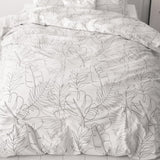 Micropercale Duvet Cover Set Simply | White | Double - 200cm (W) x 200/220cm (L) - The Bedding & Blankets Store
