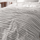 Micropercale Duvet Cover Set Sleeptight 2 | White | Double - 200cm (W) x 200/220cm (L) - The Bedding & Blankets Store