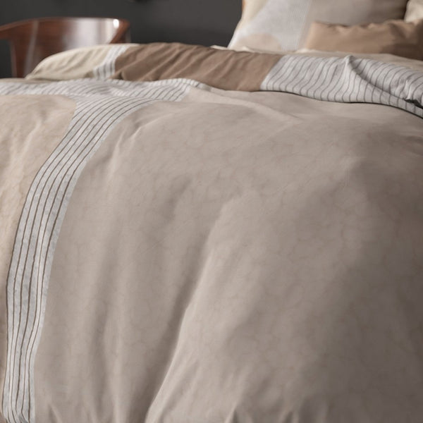 Micropercale Duvet Cover Set Teddy Print | Cream | King Long - 240cm (W) x 220cm (L) - The Bedding & Blankets Store