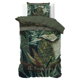 Micropercale Duvet Cover Set The Botanic Garden | Green | Double - 200cm (W) x 200/220cm (L) - The Bedding & Blankets Store