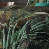 Micropercale Duvet Cover Set The Botanic Garden | Green | Double - 200cm (W) x 200/220cm (L) - The Bedding & Blankets Store