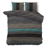 Pollycotton Duvet Cover Set Avoka | Multicolour | Single - 140cm (W) x 220cm (L) - The Bedding & Blankets Store