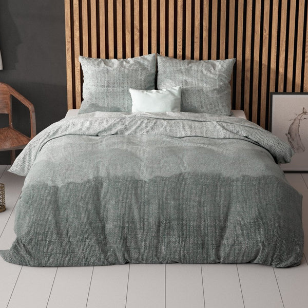 Pollycotton Duvet Cover Set Lulian Zee | Blue | Single - 140cm (W) x 220cm (L) - The Bedding & Blankets Store