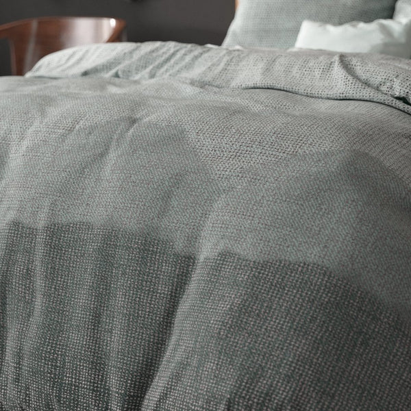Pollycotton Duvet Cover Set Lulian Zee | Blue | Single - 140cm (W) x 220cm (L) - The Bedding & Blankets Store