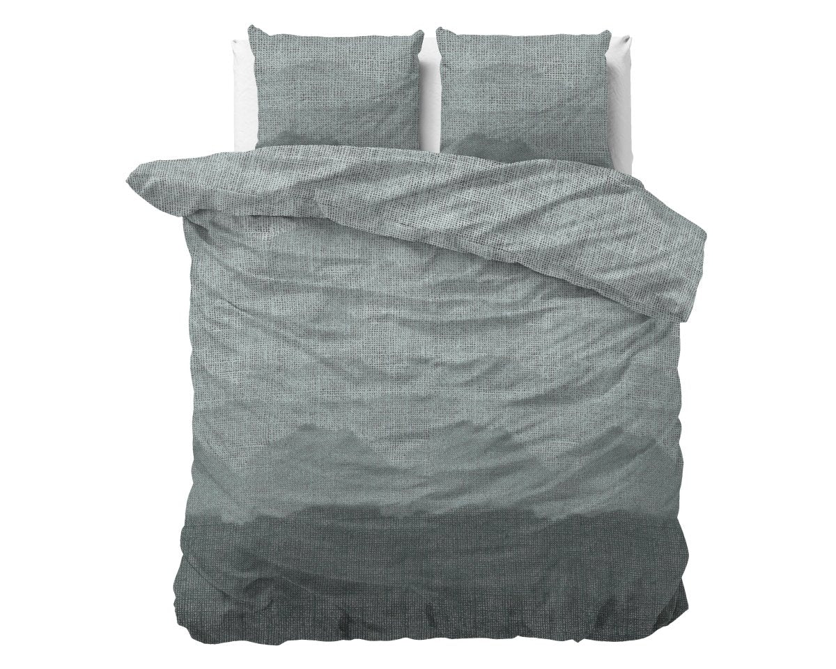 Pollycotton Duvet Cover Set Lulian Zee | Blue | Single - 140cm (W) x 220cm (L) - The Bedding & Blankets Store