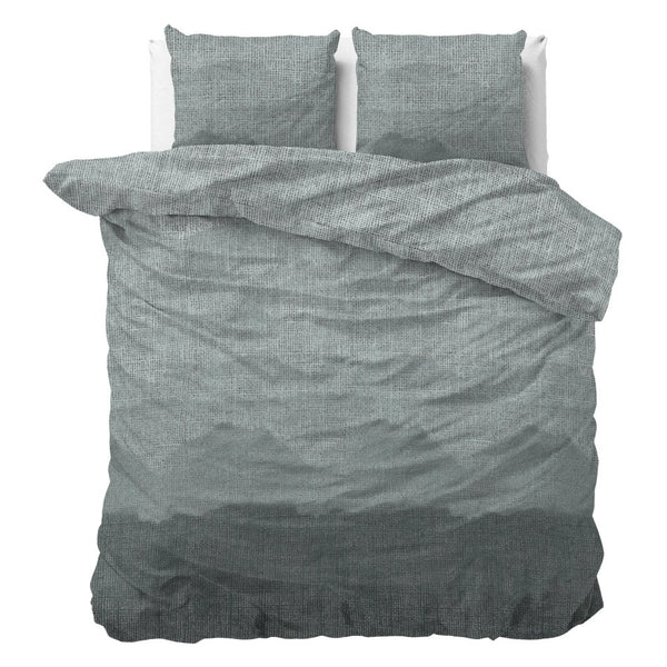 Pollycotton Duvet Cover Set Lulian Zee | Blue | Single - 140cm (W) x 220cm (L) - The Bedding & Blankets Store