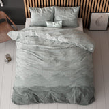 Pollycotton Duvet Cover Set Lulian Zee | Blue | Single - 140cm (W) x 220cm (L) - The Bedding & Blankets Store
