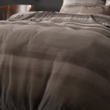 Pollycotton Duvet Cover Set Marcus | Taupe | Single - 140cm (W) x 220cm (L) - The Bedding & Blankets Store