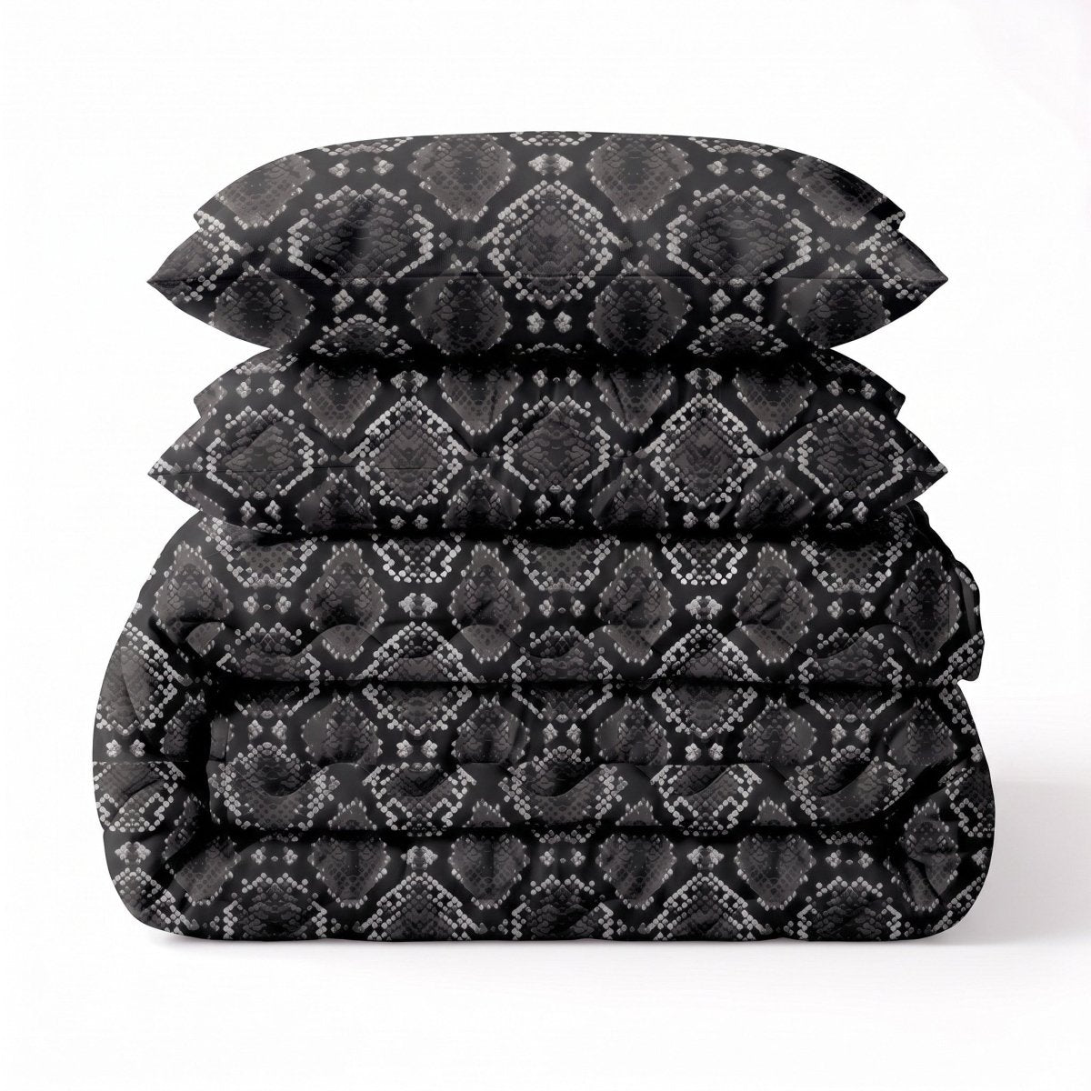 Polycotton Coverless Duvet Riley | Anthracite | Single - 140cm (W) x 200cm (L) - The Bedding & Blankets Store