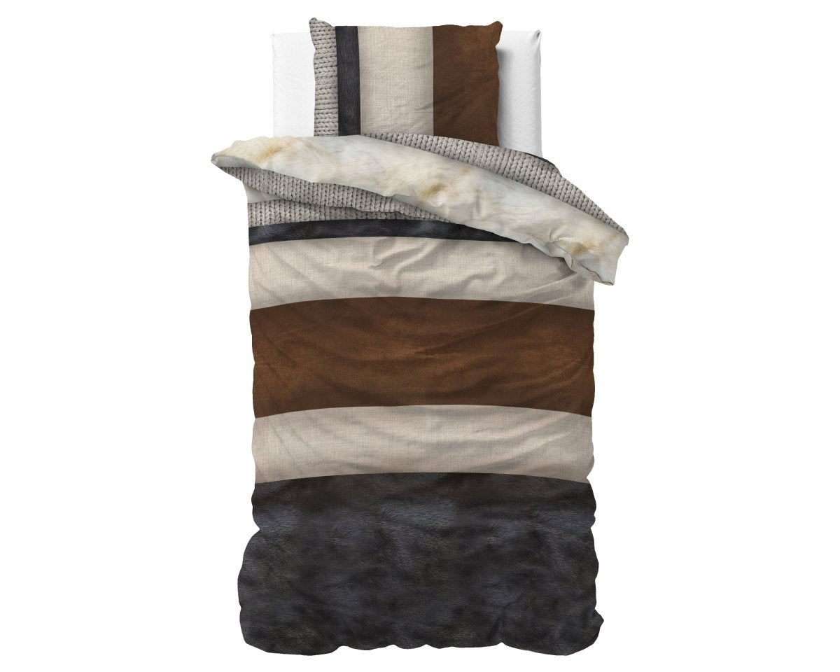 Polycotton Duvet Cover Set Alva | Multicolour | Single - 140cm (W) x 220cm (L) - The Bedding & Blankets Store